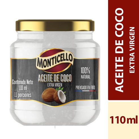 aceite de coco monticello 110ml